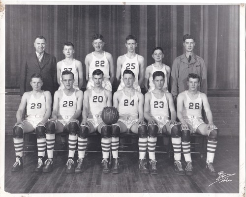 Vintage photo basketball - of,