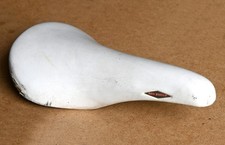 Vintage Selle SAN MARCO ROLLS White Saddle  Concor Regal Rolls Nytrox Mythos