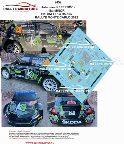 Decals ref 2459 skoda - ref,