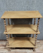 Etagére a 3 plateaux Napoléon III en peuplier vers 1850