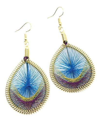 Boucles oreilles tissées - d'oreilles,