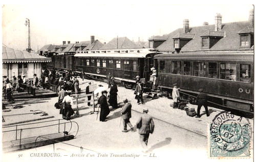 Cherbourg arrivée du - arrivée,