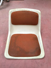  Ancienne assise chaise plastique design 70's DLG KNOLL SAARINEN french antique