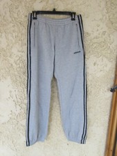 Pantalon de jogging ADIDAS rétro vintage TREFOIL gris pant sport S