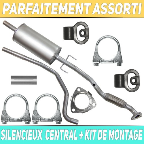 Pot échappement central - d’échappement,
