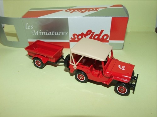 Jeep willys pompiers - pompiers, solido
