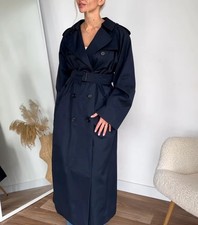 Burberry navy vintage trench - vintage,