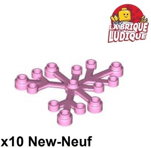 Lego 10x fleur feuille - fleur, plant