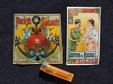 LOT 2-DEUX ETIQUETTES -  TSAR NICOLAS II - RUSSIE 