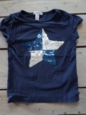 T-shirt marine manches courtes