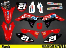 Kit Déco Moto pour / Mx Decal Kit for Honda CRF - Amsoil
