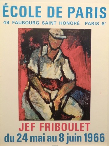 Affiche jef friboulet ecole - ecole, de