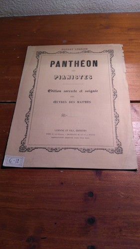 Partition panthéon des - partition.,