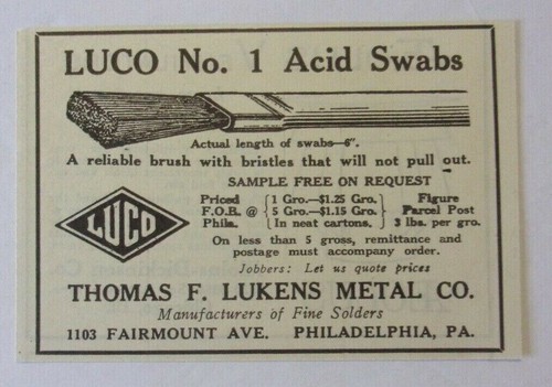 1925 luco acid swabs - acid,