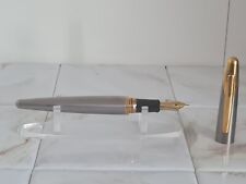 Dunhill AD2000 acier inoxydable - GT , plume en or 18 cts 750