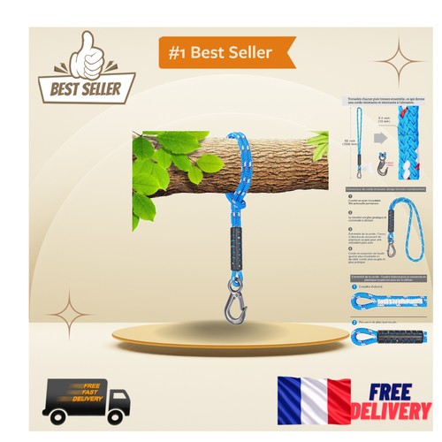 Corde alpinisme 150cm avec - d'alpinisme,