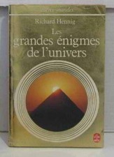 Les grandes enigmes de l'univers | Hennig Richard | Etat correct