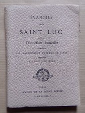 § évangile selon Saint Luc - version illustrée - Maison de la Bonne Presse Paris
