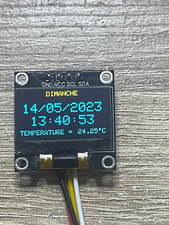 HORLOGE Ecran 128 X 64 Décor