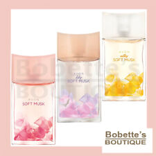 SOFT MUSK AVON Trilogie CLASSIQUE - SILKY - LILY 3 Flacons Vaporisateur 50 ML