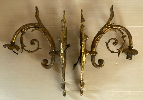 Paire appliques bronze - paire,