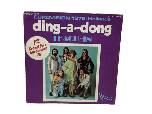Ancien disque tours vinyle - 45,