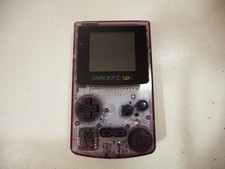 Console Game Boy Color violet transparent Nintendo GBC Japan NTSC