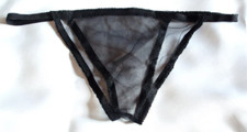 culottes noir sexy transparent