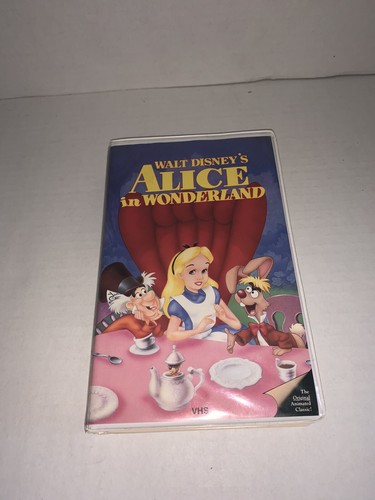 Alice wonderland vhs black - vhs,