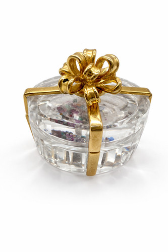 Boîte bijoux cristal - boîte, en