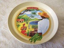 Ancien Plateau en métal Rhum