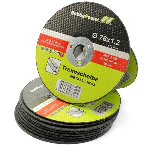 10x métal disque 76mm - disque, pour