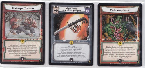 L5r lot cartes - lot,