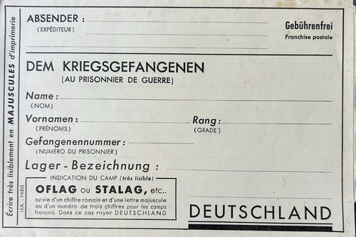 Enveloppe stalag camp - enveloppe,