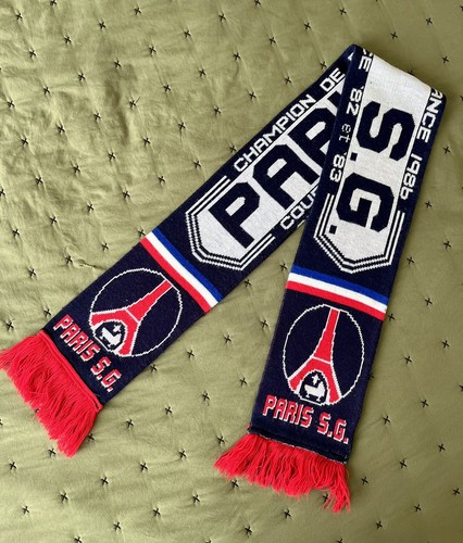 écharpe vintage psg - vintage,
