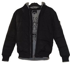 Blouson Bomber Liberto, taille 10 ans, Enfant, Style Aviateur Noir, Coton, 