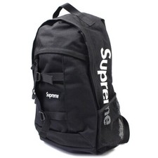 Supreme SS14 Logo Backpack black DEADSTOCK w/ RECEIPT 2014 15 16 17 18 19