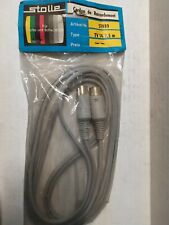 Cordon audio 2,40 m 1 prise din 5 broches une prise din 3 br  Male / Male   C2h1