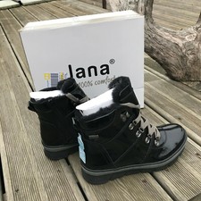 JANA - BOTTINES A LACETS NOIR