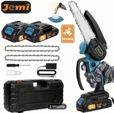 Mini Tronçonneuse sans fil  2 Batterie Accessoire Offert Chaîne