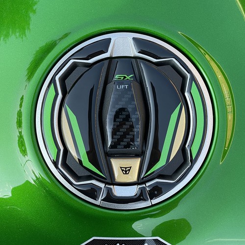 Autocollant moto bouchon - 3d,