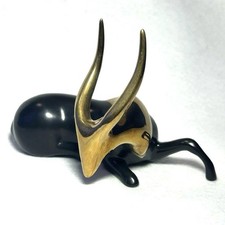 Sculpture antilope en bronze