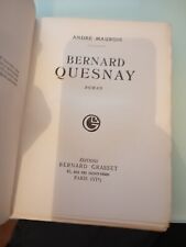 André Maurois : BERNARD QUESNAY - 1926. E.O. Bibliophiles bernard grasset