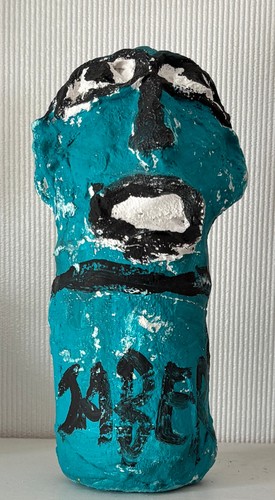 Jaber 23cm art brut sculpture - brut,