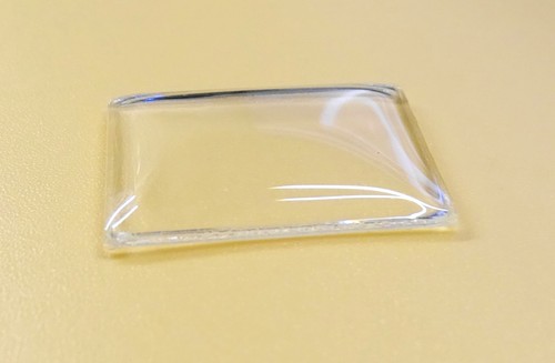 Verre montre base plate - verre,