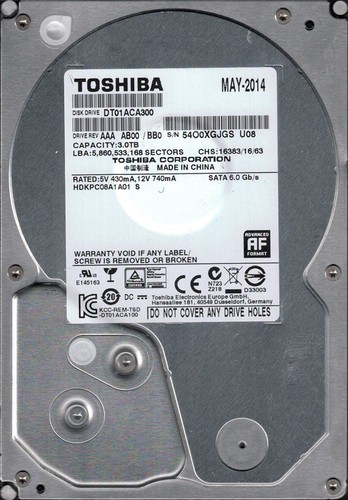 Dt01aca300 aaa ab00 bb0 chine - ab00/bb0,