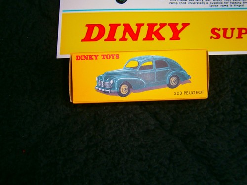 Dinky toys boite vide peugeot - dinky,
