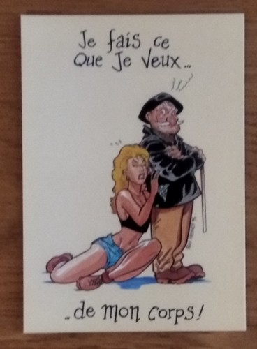 Carte postale fanfoué - postale, des
