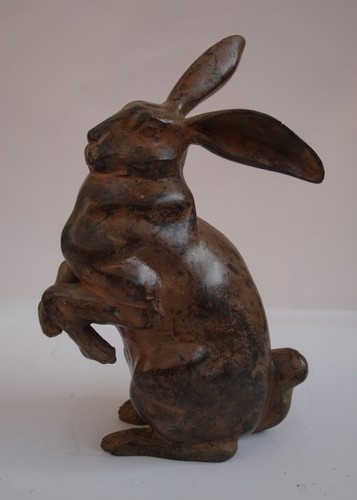 Statue sculpture lapin lievre - statue,