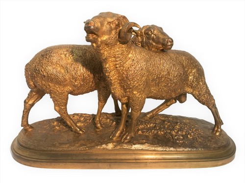 Bronze signé isidore - bronze, bonheur